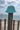 Seafoam Blueline Toddler Watson Bucket Hat with a wide brim and adjustable chin strap for sunny coastal adventures.