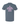 Back of the Blueline Turtle T-Shirt in Indigo with a clean solid-color design.