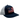Front view of the Blueline USA Flag Performance Hat in Navy and White with embroidered American flag patch.