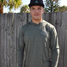 Men’s Diamond Ghostlite Tech Hoody Dark Olive with lightweight UPF performance fabric in Jupiter Florida