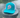 Dolphins teal and white cotton twill hat displayed on a dock piling by the water