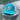 Dolphins teal and white cotton twill hat displayed on a dock piling by the water