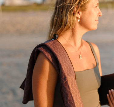 Fitness Towel: Regenerative Burgundy