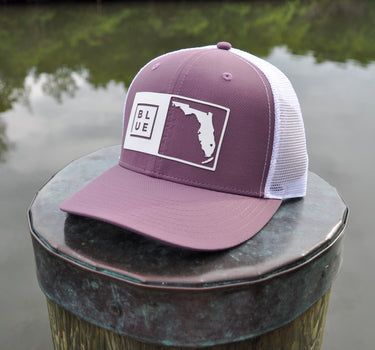 Florida Box performance hat in fig colorway
