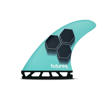 Futures AM1 Honeycomb Thruster Medium side fin in blue