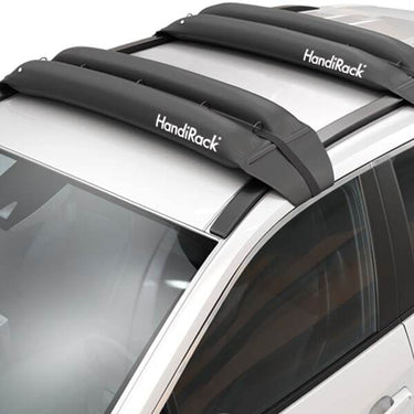 Detail shot of the multi-ply nylon HandiRack, highlighting the durable, puncture-resistant air cushion that protects your vehicle's roof