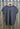 A dark charcoal gray short-sleeve t-shirt showing the back details.