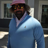 Johnnie-O × Blueline Freeborne Quarter Zip Maliblu lightweight performance pullover in Jupiter Florida coastal setting