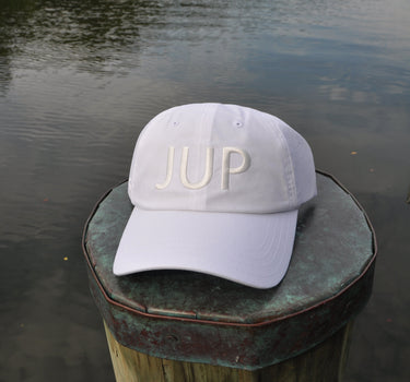 JUP Classic Twill Hat – White / Antique White from Blueline Surf and Paddle in Jupiter Florida