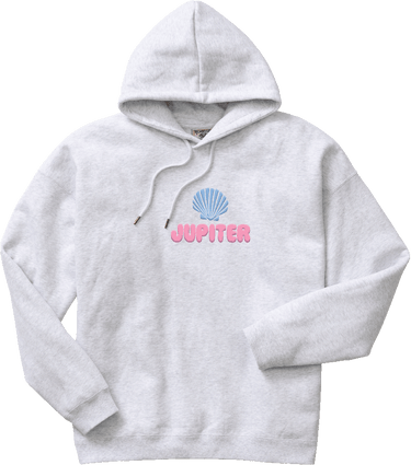 Jupiter Shells Women's Hoodie in Athletic Heather, view 2