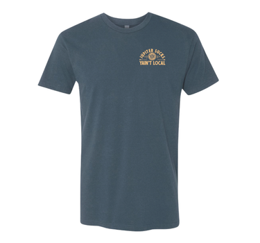 Jupiter Sucks Don’t Move Here t-shirt back graphic featuring Jupiter Lighthouse design in Jupiter Florida