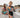 Kids Changing Poncho: Palms Coral