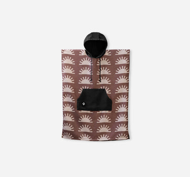 Kids Changing Poncho: Sunshine Burgundy
