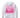 Meet Me At The Beach hoodie Athletic Heather back view with pink graphic