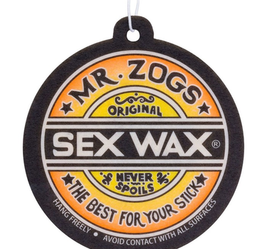 Mr. Zog's Sex Wax Coconut Air Freshener 5.5 inch oversized tropical coconut scented air freshener for cars boats and beach lifestyle enthusiasts