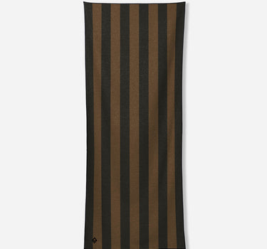Original Towel: Cabana Stripe Black and Brown