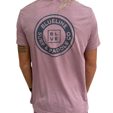 OG Blueline Logo T-Shirt – Orchid / Navy, alternate view 4