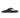 Side profile of OluKai ʻOhana Black sandals highlighting water-resistant straps and anatomically contoured footbed.