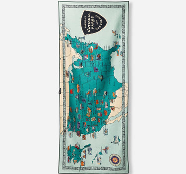 Original Towel: National Parks and Monuments Map