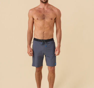 Outerknown Apex Evolution boardshorts 19 inch men’s performance surf trunks front view