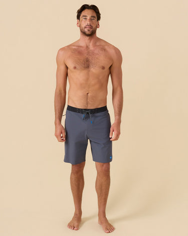 Outerknown Apex Evolution boardshorts 19 inch men’s performance surf trunks front view