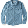 Outerknown Chroma Blanket Shirt blue organic cotton men’s layering shirt