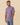 Man wearing Outerknown OK flag pocket tee organic cotton t-shirt in purple