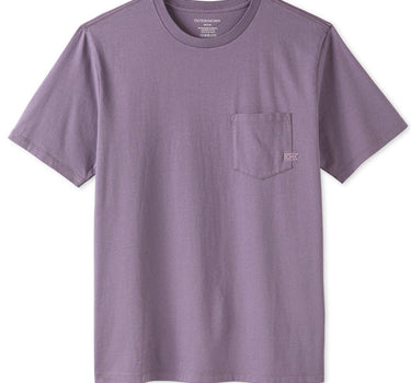 Outerknown organic cotton pocket tee purple relaxed fit men’s t-shirt