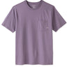 Outerknown organic cotton pocket tee purple relaxed fit men’s t-shirt