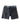 black Outerknown scallop boardshorts worn by model beach and surf lifestyle