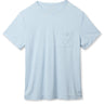 Outerknown sun pocket tee blue men’s UPF 50 short sleeve sun shirt