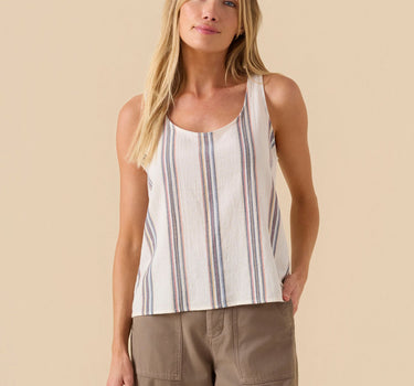 Outerknown Windswept gauze tank women’s lightweight breathable summer top relaxed coastal style