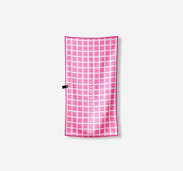 Pickleball Towel: Pickleball Net Pink