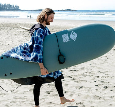 Poncho Towel: Agua Blue