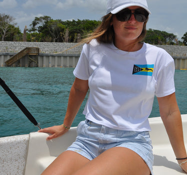 Bahamas Lobster Women’s Crop Tee