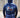 Back view of Rectangle Palm Hooded UV Sun Shirt Navy from Blueline Surf & Paddle Co. featuring palm-inspired coastal artwork and lightweight sun protection performance fabric.