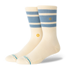 Stance Got Sol Crew Socks in cream with blue stripes and sun detail