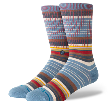 Stance Jorongo Pop crew socks with colorful striped pattern