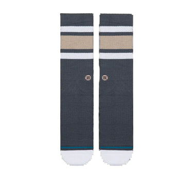 Stance Signature Boyd crew socks showing classic striped design