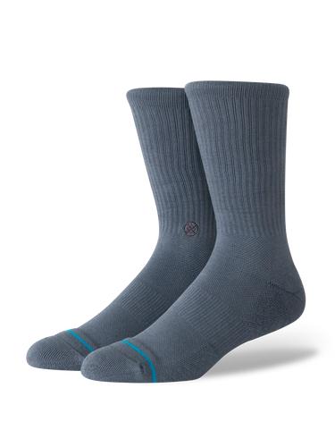Stance Signature Crew Socks in charcoal