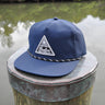 Navy Triangle Lighthouse Excursion Rope Hat with Blueline Surf & Paddle logo patch