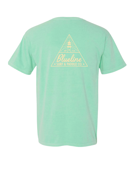 トップス WIND AND SEA Triangle W L/S Tee Triangle Lighthouse T-Shirt - Island Reef/Cream | Blueline Surf
