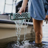 Turtle Box Ranger Portable Bluetooth Speaker, in use