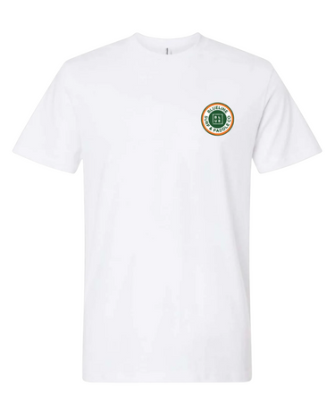 Vintage Circle Miami T-Shirt in White, view 2